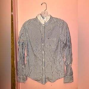Hollister Striped Button Up